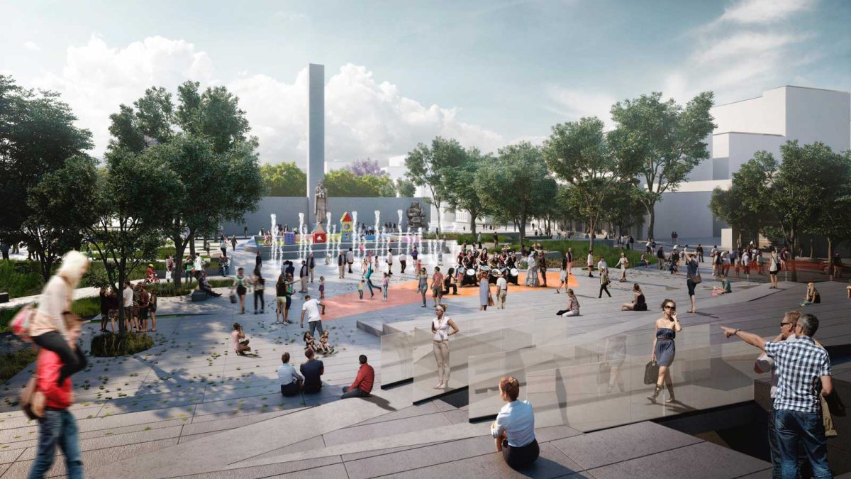 Urban Promenade Monumento a la Madre